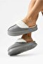 Rain Sheepskin Flat Sole Women's House Slippers - 4