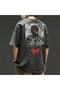 Anthracite Anime Berserk : Guts Washed Fabric Unisex Short Sleeve T-Shirt - 4