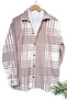 Men's shirt collar oversize cotton lumberjack shirt