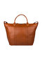 ROBERTO Leather Travel Bag, Tan - 3