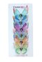 6-Piece Elegant Moving Butterfly Girls' Hair Clip Set Colorful - Small Butterfly Clip Stylish Stone Hair Clip