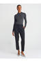 71581 Curved Leg Straight Fit Pantalon-Anthracite