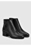 Black Leather Women's Boots - 2
