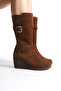 Genuine Leather Wide Calf Women's Long Boots, Sizes 34-35 to 41-42 - 3