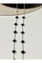 Steel Silver Color Black Stone Bracelet - 3