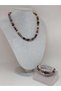 Shining Stars Series Tourmaline Stone Mixed Colors Necklace & Bracelet Set - 2