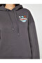Printed Hooded sweatshirt with fleece inside - 5