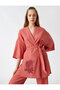 Embroidered Yoga Kimono Sash Detailed - 3