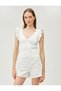 Knitwear Athlete V-Neck with Flounce Detail - 3
