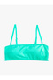 Strapless Bikini Top with Thin Straps Covered - 6