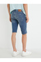 Bermuda Denim Shorts with Detailed Cotton Pockets - 4