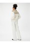 Plush Coat Stand-up Collar Pocket Detailed Zippered - 4