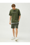 Oversize T-Shirt Slogan Printed Crew Neck Cotton - 2