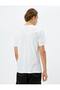 Far East Printed T-Shirt Crew Neck Short Sleeve Cotton - 4