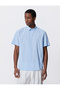 Basic Short Sleeve Shirt Classic Collar Buttoned Cotton - 3
