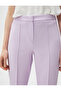 Crop Trousers Ribbed High Waist - 5