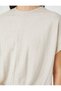 Relaxed Fit T-Shirt Front Seam Short Sleeve Crew Neck - 5