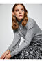 Melis Ağazat X - Soft Textured Crew Neck Knitwear Sweater