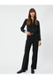 Magnificent Collar Shirt Two Different Fabrics