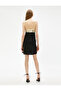 Sequin Detailed Evening Dress with Straps - 4