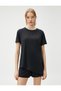 Modal Blend Sports T-Shirt with Slit Detail - 3