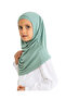 Children's Ready-To-Wear Headscarf Shawl Turban Viscose - Light Green - 5