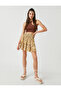 Floral Printed Mini Skirt - 2
