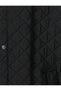 Oversize Quilted Jacket Shirt with Collar Pocket - 6