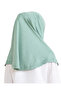Children's Ready-To-Wear Headscarf Shawl Turban Viscose - Light Green - 6