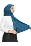 Shawl Hijab Premium Fabric Scarf Long Muslim Clothing Viscose - Turquoise - 3