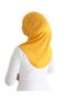 Sports Headscarf Women's Ready-To-Wear Turban Viscose Scarf Shawl - Yellow - 7