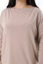 Women's Plus Size Powder Crew Neck Long Sleeve Blouse 65N38538 - 6