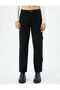 Cargo Pants Straight Leg Pocket Detailed Buttoned Cotton - 3