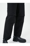 Oversize Parachute Trousers with Floor Detail and Pockets Cotton - 5