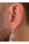 Men's Unisex Steel Jewelry Hoop Dangle Model Earrings Do Not Rust or Tarnish - 7