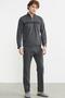 84414 Stand Collar Zippered Pocket Tracksuit Set - 5