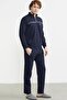 84414 Stand Collar Zippered Pocket Tracksuit Set - 4