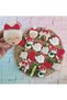 Christmas Pine Tree Santa Claus Christmas Mother Snowman Gloves Bell and Home Boutique Cookies - 20 Pieces