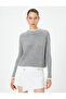 Basic Knitwear Sweater Stripe Detailed Long Sleeve Round Neck - 3