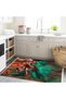 Yilmaz Collection Pastel Colors Dancer Figures Patterned Creative Modern Decorative Carpet 42 - 3