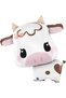 Safari Concept Cute Cow and Pink Number Balloon Set 4 Years Old Safari Cow Concept Birthday Balloon Set - 4
