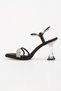 Moli Series Stylish Transparent Heeled Black Evening Women's Evening Dress Shoes - 5