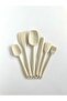 Set of 6 Cream Silicone Heat Resistant Spoon Holders