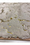 Suadiye, Rabbit Hair Soft, Non-Slip Sole, Absorbent 2-Piece Super Luxury Glitter Bath Mat Camel Gold - 8