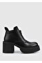 Black Leather Women's Boots
