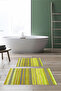 Digital Printed Non-Slip Base Washable Bath Mat 2-Piece Toilet Set Carpet - 8