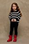 Striped Knitwear Sweater Black - 3