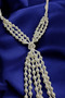 Glass Pearl Bead Stylish Long Necklace - 8