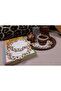 Set of 3 Leopard Patterned Coffee Sides Presentation Napkins - 4