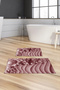 Digital Printed 3D Non-Slip Washable Bath Mat 2-Piece Toilet Set Carpet - 5
